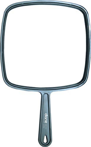 LARGE TV MIRROR 9" X 12" BLACK