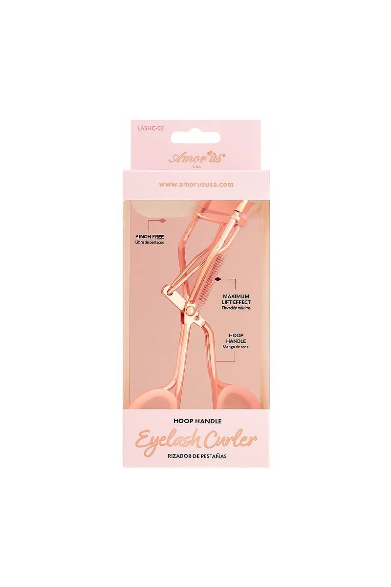 Amorus Rose Gold Hoop Handle Eyelash Curler