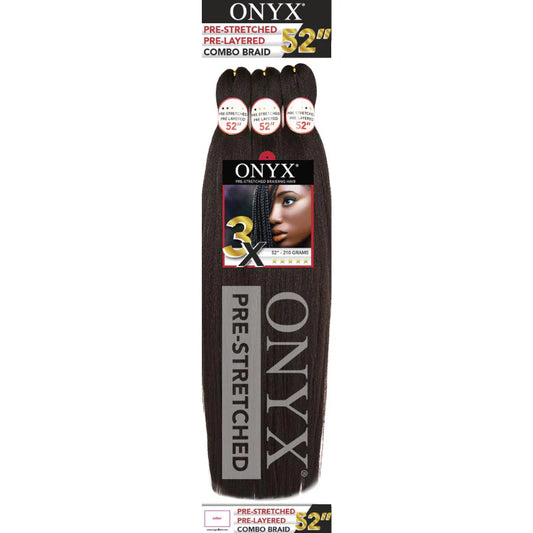 ONYX PRE-STRETCHED SYNTHETIC 3X COMBO BRAID