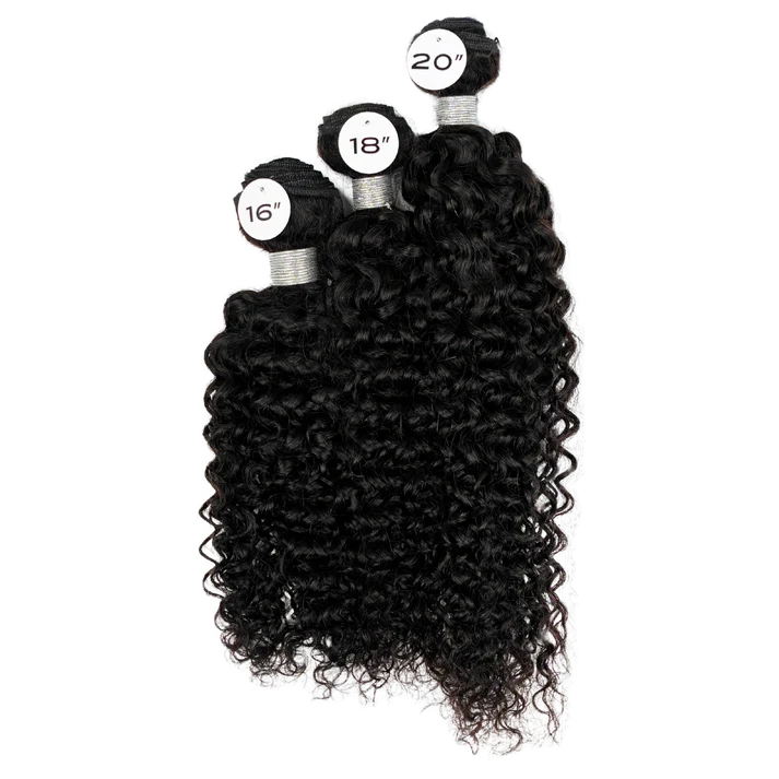 THE BUNDLE 100% BRAZILIAN REMI HAIR WATER WAVE